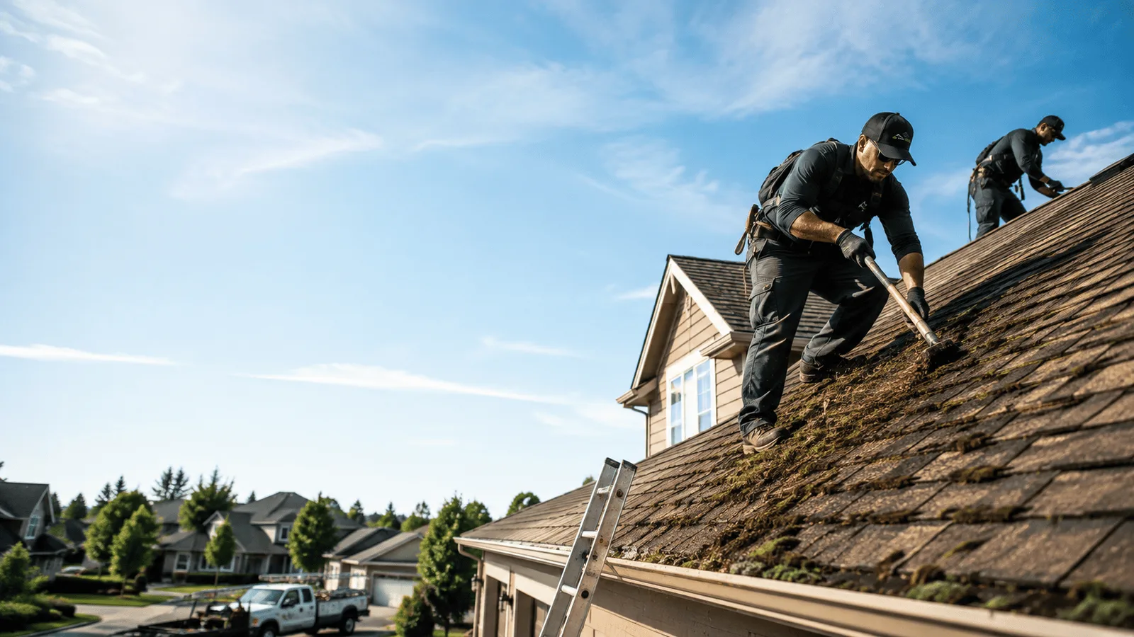 Roof Moss Removal in Lynchburg, VA near me